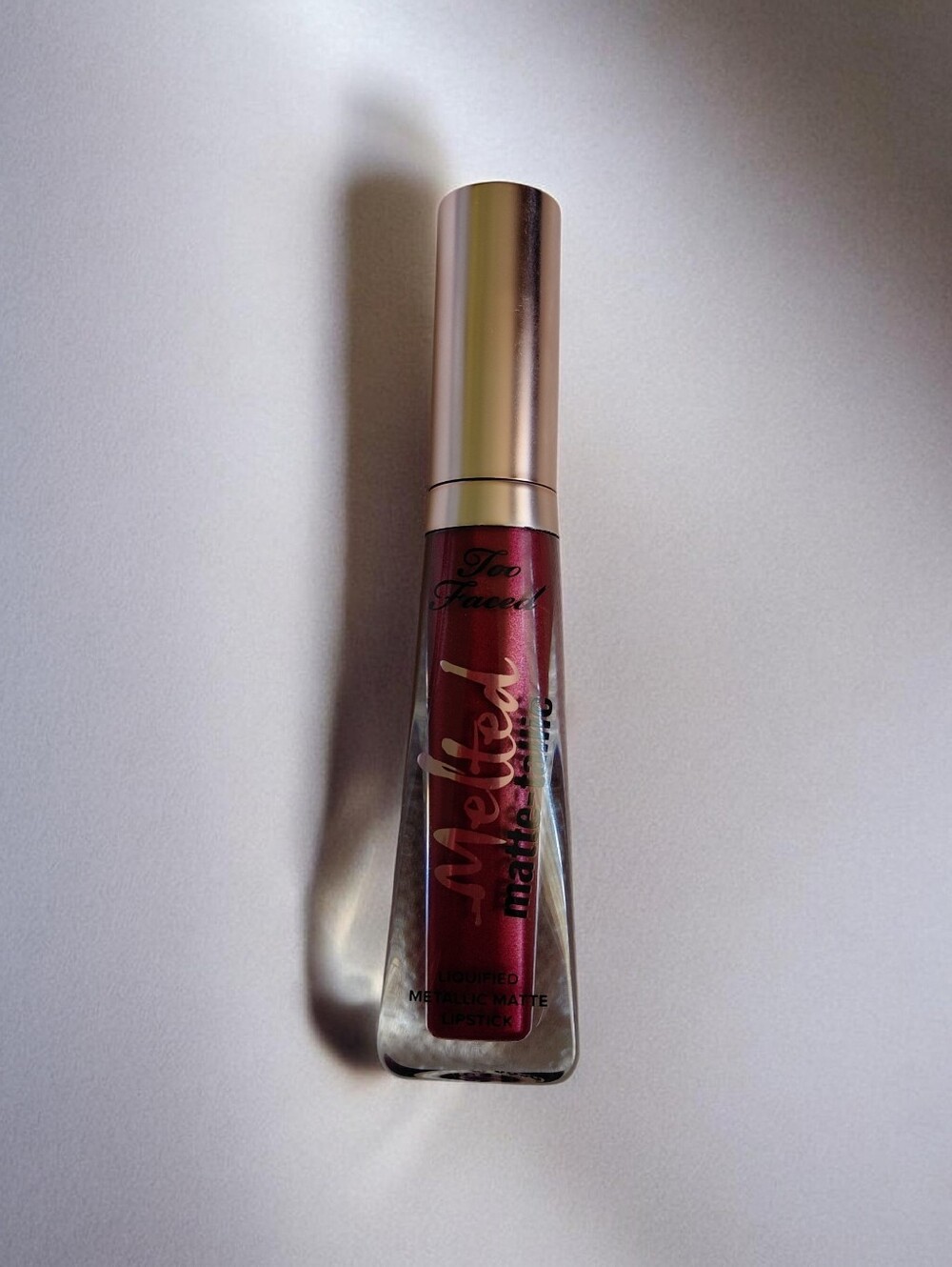Too Faced Melted Matte-tallic Metallic Matte Lipstick-I Wanna Rock With You